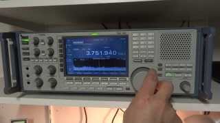 ICOM ICR9500 op 80 m [upl. by Anderea]