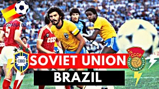 Brazil vs Soviet Union 21 All Goals amp Highlights  1982 World Cup [upl. by Atsylac]