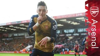 Mesut Ozil  Top5 Arsenal Premier League goals [upl. by Adniral721]