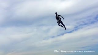 Walt Disney Imagineering Stuntronics SPIDERMAN DEMO Avengers Campus California Adventure 2018 [upl. by Odnama183]