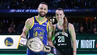 Stephen Curry Wins 2024 NBA AllStar 3Point Challenge [upl. by Parnas]