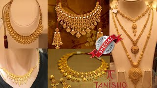 Tanishq Jewellery with Weight and Price  Tanishq Gold Necklace Collection in Hyderabad Bday Offer [upl. by Ayita970]