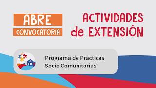 1° Convocatoria de Actividades de Extensión [upl. by Rosenwald]