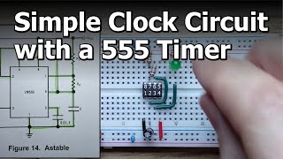 Green Blinkenlight Creating a Simple Clock Circuit with a 555 Timer [upl. by Merchant]