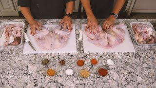 How to Spatchcock a Turkey with Master Chef Tony Seta [upl. by Criswell]