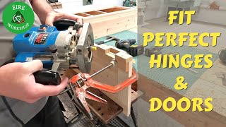 How To Fit Perfect Doors And Hinges In Minutes [upl. by Redlac]