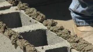 How to Build A Concrete Block Wall [upl. by Schalles]