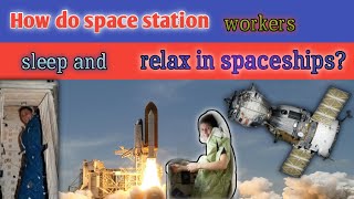 How do space station workers relax in spaceships in Hindi and Urdu [upl. by Easton800]