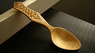 spoon carvingchip carving [upl. by Atterrol]