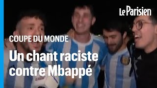 Coupe du monde  un chant raciste contre Mbappé passe en direct à la télévision argentine [upl. by Leaper]