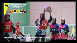 2024 🏀 U12 MSSM FINAL Q3  SELANGOR vs TERENGGANU  KEJOHANAN BOLA JARING MSSM 2024 [upl. by Joey]