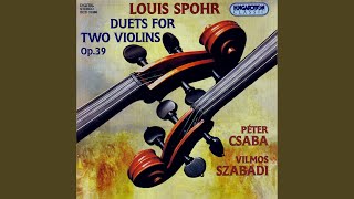 Duet for two violins in E major Op39 No 3 3 Variazione [upl. by Aennyl739]