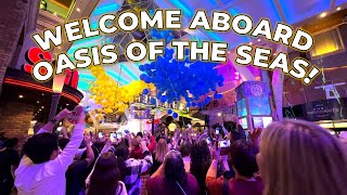 Welcome aboard Royal Caribbean OASIS of the SEAS The start of our 7 Day Caribbean Cruise [upl. by Asil]