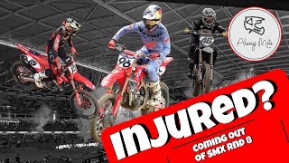 INJURED coming out of Daytona SMX 2024 Lawrence Wilson Hill Harriman and More [upl. by Gypsy]