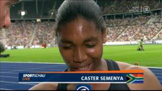 Caster Semenya 15990 in Berlin 2010 [upl. by Eniamrej20]