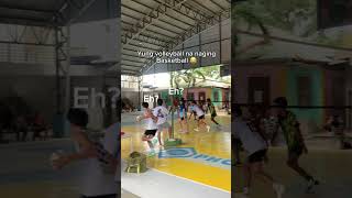 Yung Akala mo Volleyball ang laro pero Basketball pala🤣🤣 [upl. by Rudyard984]