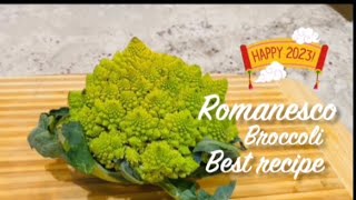 Romanesco broccoliDelicious Sicilian recipeEasy to makeРоманеско брокколиВкусный и быстрый рецеп [upl. by Yarazed]