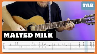 Robert Johnson  Malted Milk  Guitar Tab  Lesson  Cover  Tutorial [upl. by Ramraj]