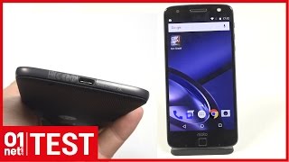 TEST Moto Z  le smartphone ultrafin et modulaire [upl. by Yedarb]