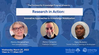 Research in Action Innovative Approaches to Knowledge Translation [upl. by Sanalda]