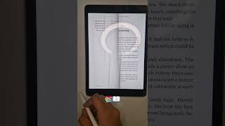 Reading on the iPad 📚📖 books kindle applebooks shorts [upl. by Cheung942]