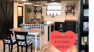 MODERN Farmhouse Kitchen Renovation AMAZING RESULTS [upl. by Brodeur175]