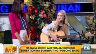 Unang Hirit Natalia Moon Australian singing sensation na bumibirit ng Pusong Bato [upl. by Northington]