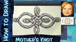 How to Draw a Celtic Knot Motherhood Knot [upl. by Letram616]