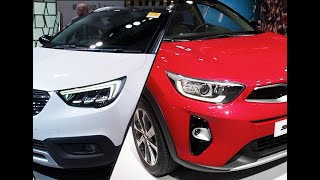 Opel Crossland X 2020 vs Kia Stonic 2020 [upl. by Marcelo636]