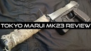 Killing Them Softly Tokyo Marui MK23 SOCOM NBB Airsoft Pistol Review [upl. by Carie]