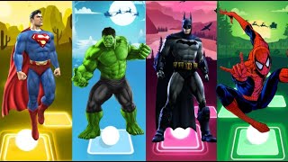 Spiderman Cartoon 🆚 Hulk 🆚 Ironman 🆚 Batman 🆚 Captain America 🎵 Who Will Win⁉️ [upl. by Strickland]