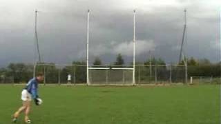 Gaelic Football Skills  Hook Kick [upl. by Hairehcaz]