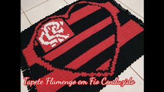 Tapete Flamengo em Fio Conduzido Parte 1 [upl. by Hanley]