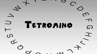 How to Say or Pronounce Tetromino [upl. by Heins]