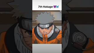 The 7th Hokage Of The leaf village is NARUTO UZUMAKI👿viral shorts anime [upl. by Bigg]