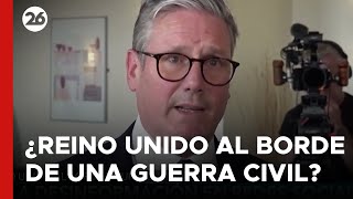 🚨 XENOFOBIA EN EUROPA ¿Reino Unido está al borde de una guerra civil [upl. by Travax]