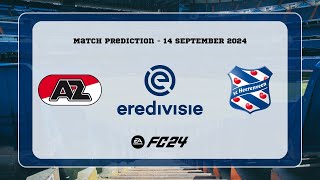 AZ Alkmaar vs SC Heerenveen  Prediction  202425 Eredivisie  EA FC 24 [upl. by Nyrraf]