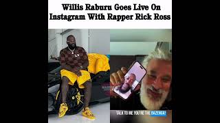 Willies raburu live on Instagram with Rick Ross africancapital funny [upl. by Smiley]