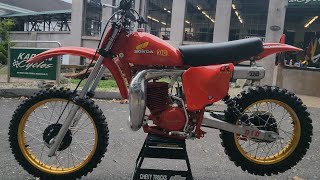 WORKS ELSINORE 1979 HONDA CR250R 2 STROKE [upl. by Inahet]