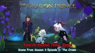 The Dragon Prince Season 3 Official Clip quot Youre Home Now Zymquot Scene [upl. by Festa]