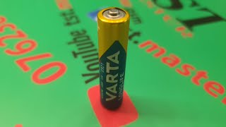 Test for alkaline Varta battery LR03 mn2400 AAA [upl. by Hands]