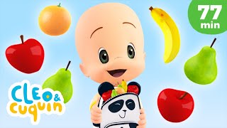 Cuquins Pandabag 🍎🍌🍏 Learn fruits colors and much more with Cuquins educational videos [upl. by Meehaf]