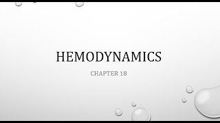 Hemodynamics [upl. by Azalea]