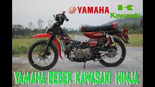 Yamaha V75 Bureng ninja Blok kanan kiri masih aslinya BEBEK NINJA Hatori [upl. by Nnylecoj]