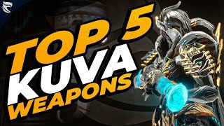 Warframe Top 5 BEST Kuva Weapons [upl. by Wendt]