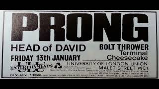 Prong US Live  ULU London UK January 13th 1989 2024 ReRip [upl. by Henrieta]