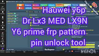 Hauwei y6p Dr Lx3 MED LX9NY6 prime frp pattern pin unlock tool [upl. by Ahtaga]