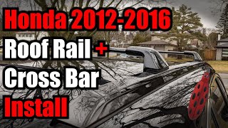 HONDA CRV 20122016 roof rail and cross bars Installation  Cheapest on Ebay [upl. by Dahle780]