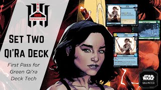 Star Wars Unlimited Deck Tech Set 2 Qira Command First Pass [upl. by Creedon]