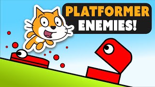 Coding Platformer Enemies  11 Scratch Platformer Tutorial [upl. by Eocsor639]